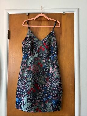 Frank and Oak embroidered mini dress